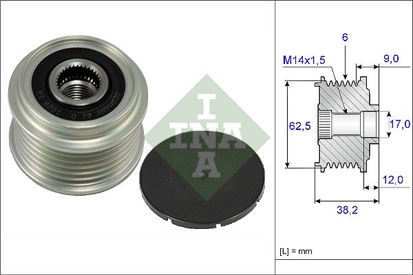 WILMINK GROUP Механизм свободного хода генератора WG1253789